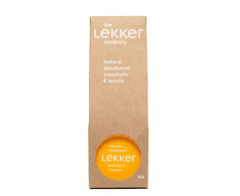 The Lekker Company mandarijn citroen cruelty free vegan zero waste