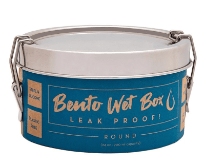 Blue Water Bento Wet Box Round