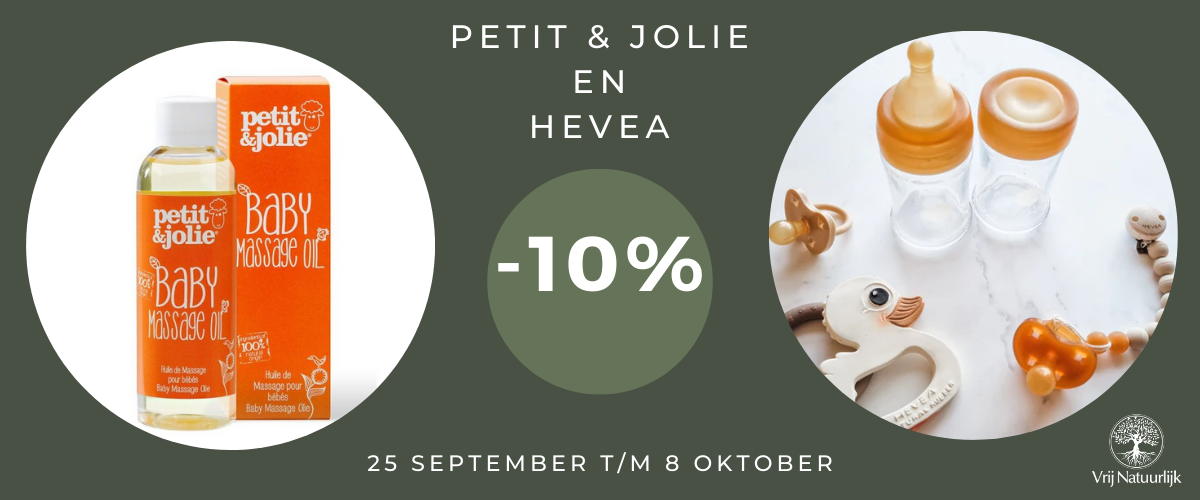 Korting Petit&Jolie en Hevea September Oktober